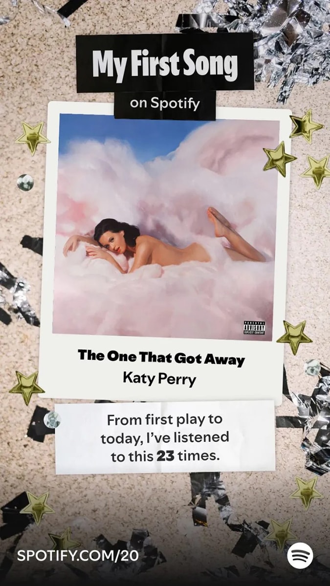 Giao diện danh sách phát các bài hát hay nhất mọi thời đại trên Spotify