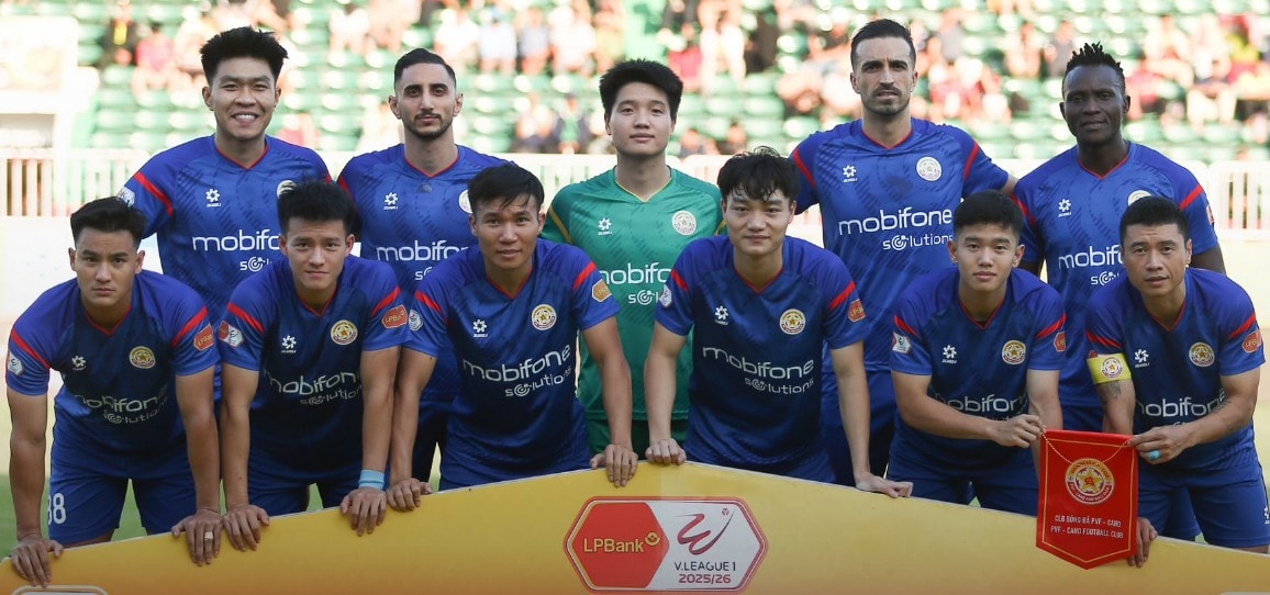 PVF-CAND đang nỗ lực đua trụ hạng trong giai đoạn cuối mùa giải V-League 2025/26.
