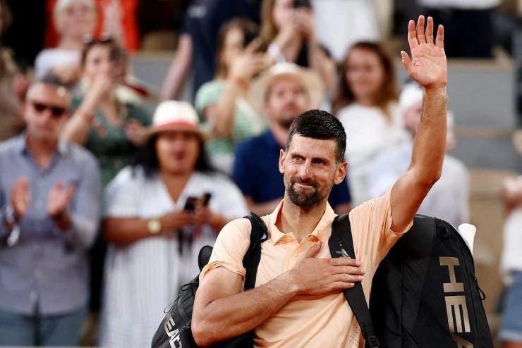 Novak Djokovic thất bại tại vòng 3 Roland Garros 2026