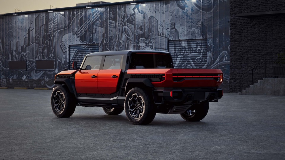 GMC Hummer X Concept với thiết kế hầm hố tại studio thiết kế Pasadena