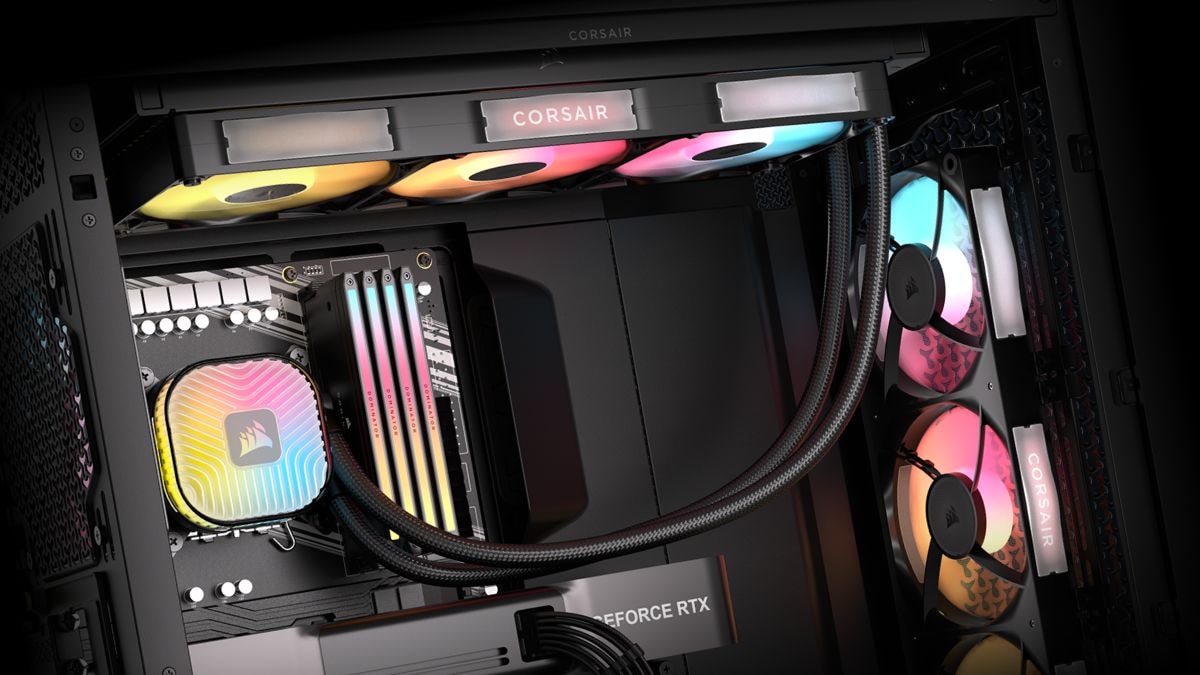 Quạt làm mát iCUE LINK RX II RGB với công nghệ Magnetic Dome