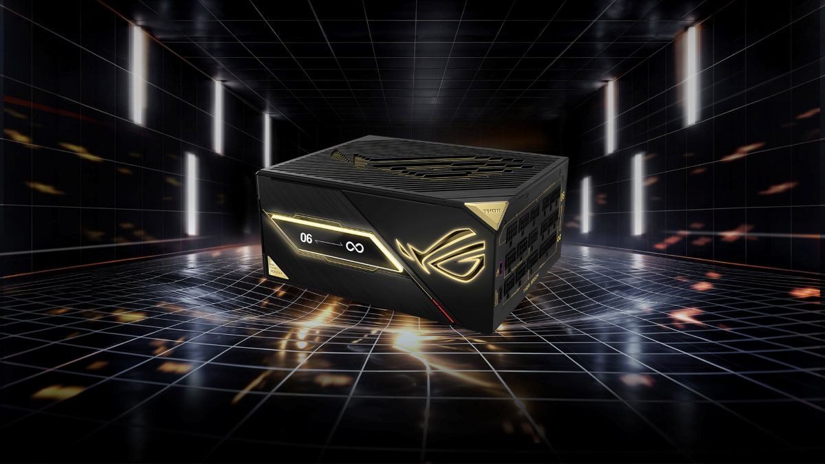 Bộ nguồn ROG Thor 3000W Titanium III hỗ trợ màn hình hiển thị công suất
