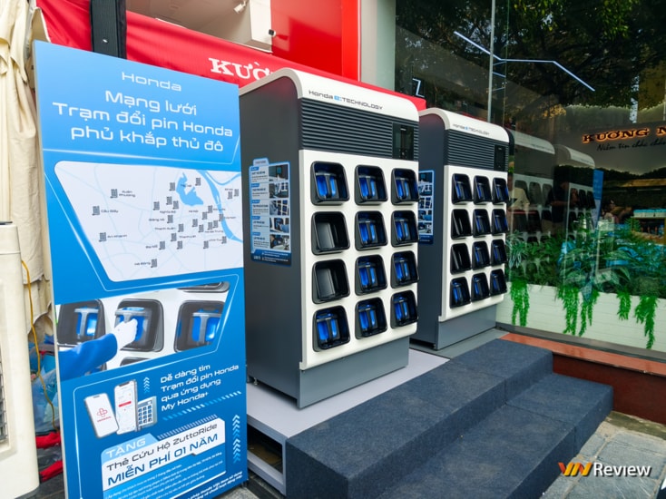 Hệ thống trạm đổi pin của Honda tại Việt Nam