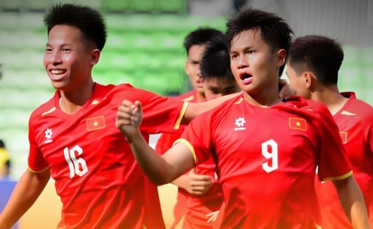U19 Việt Nam thể hiện sức mạnh áp đảo trước U19 Myanmar tại giải vô địch U19 Đông Nam Á 2026.