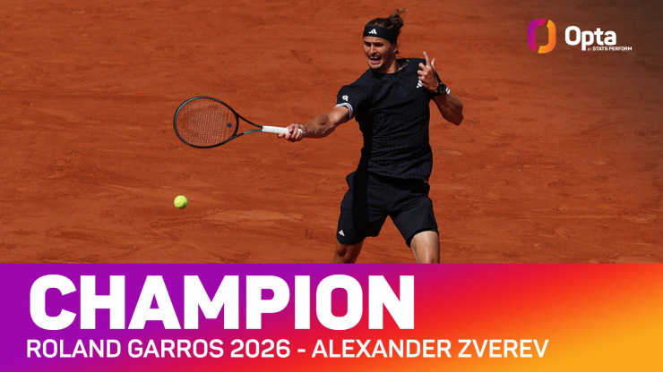Alexander Zverev ăn mừng chức vô địch Roland Garros 2026