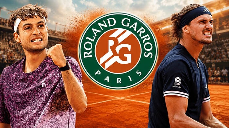 Cobolli và Zverev so tài tại chung kết Roland Garros