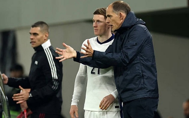 HLV Thomas Tuchel đang nỗ lực tìm kiếm công thức chiến thắng cho đội tuyển Anh.