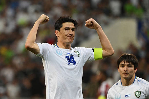 Eldor Shomurodov là niềm hy vọng lớn nhất trên hàng công của Uzbekistan.