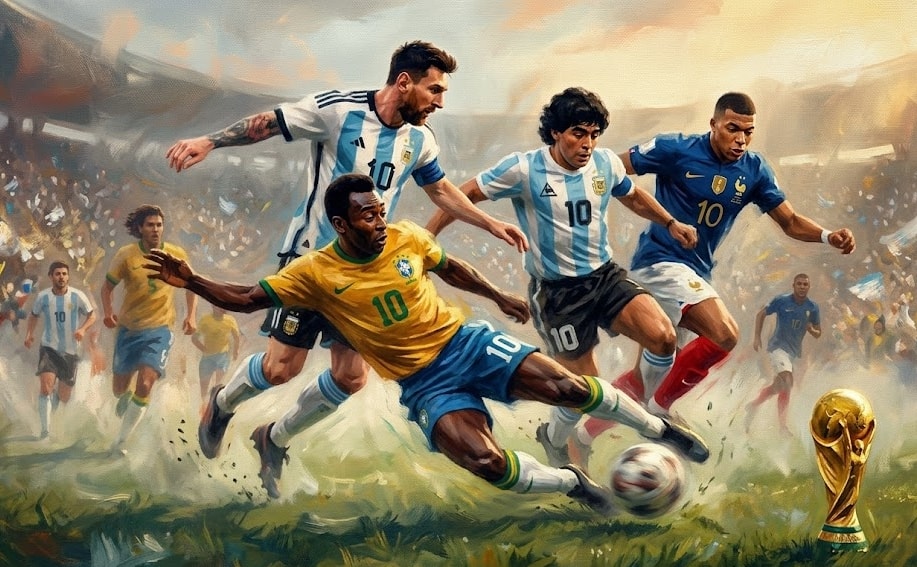 Top 10 huyền thoại vĩ đại nhất lịch sử World Cup theo BBC Sport