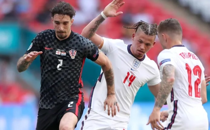 Trận đấu giữa tuyển Anh và Croatia tại World Cup