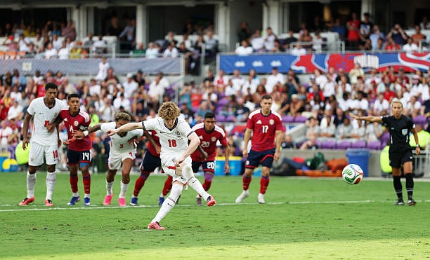 Anthony Gordon tỏa sáng trong trận đấu với Costa Rica.