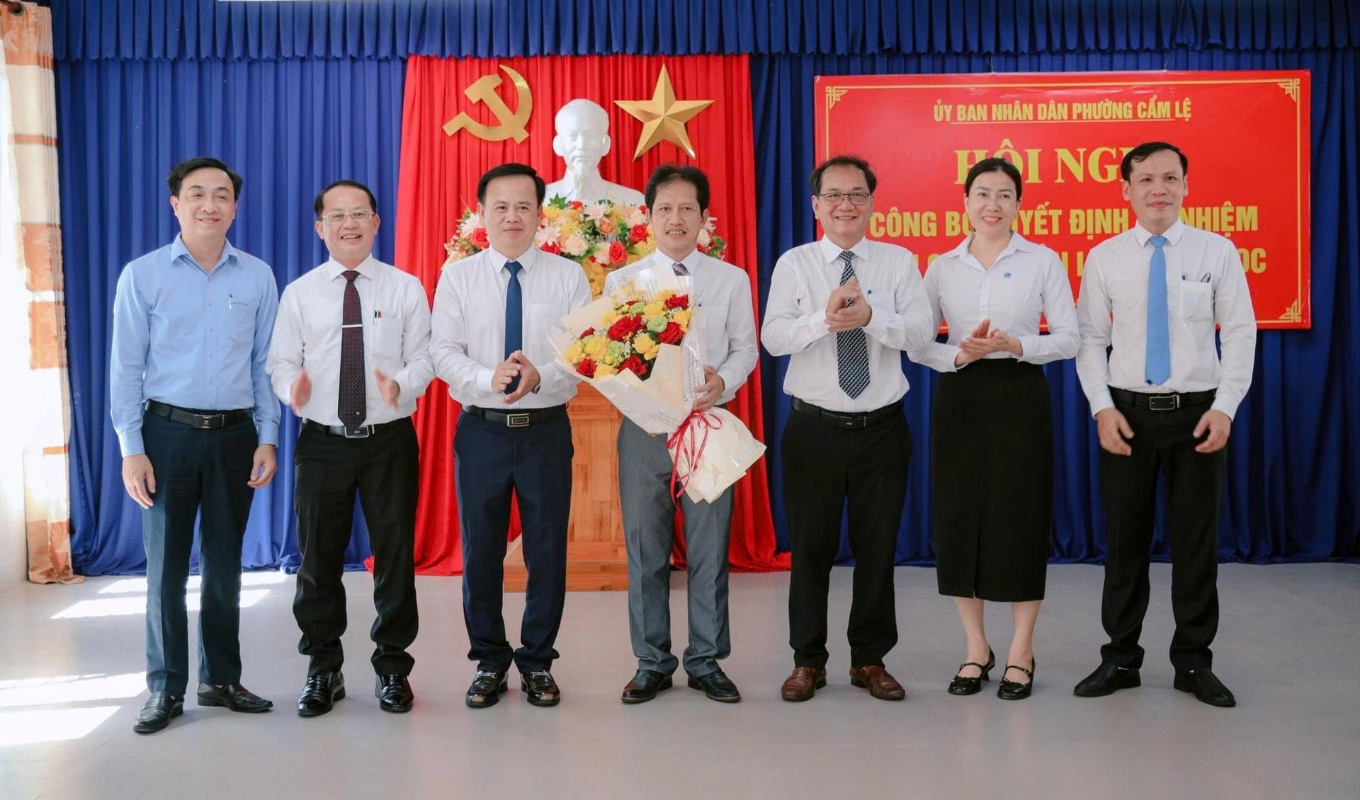 Phường Cẩm Lệ kiện toàn các chức danh chủ chốt. Ảnh N.P