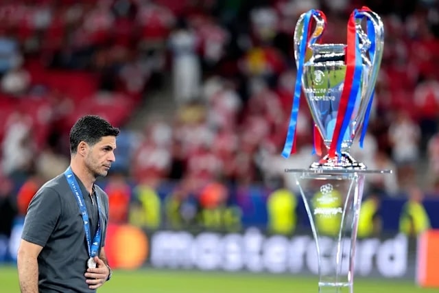 HLV Mikel Arteta đang khao khát mang về danh hiệu Champions League cho Arsenal sau những thất bại đáng tiếc.