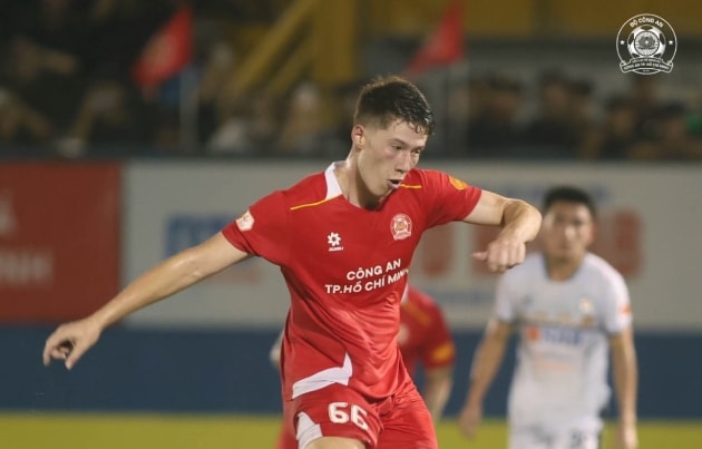 Tiền đạo Lee Williams trong màu áo CLB Công an TP.HCM