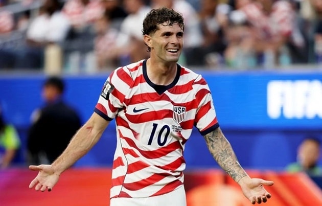 Christian Pulisic (6.9): Linh hồn trong lối chơi hiệp 1 khi tạo ra bàn mở tỷ số và kiến tạo bàn thứ hai.
