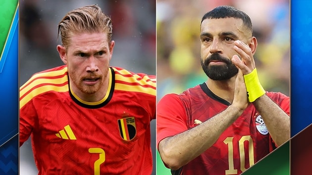 Kevin De Bruyne và Mohamed Salah trong màn so tài đỉnh cao tại World Cup 2026.