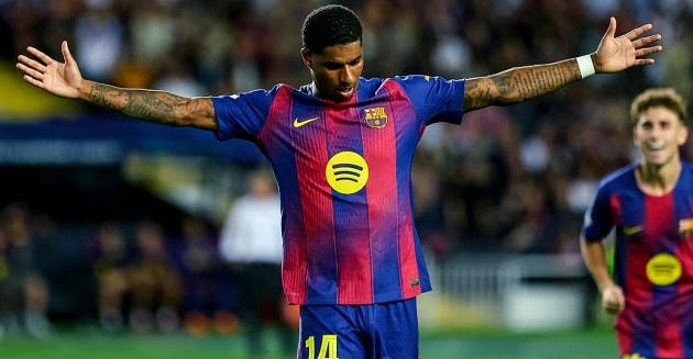 Marcus Rashford trong màu áo Barcelona tại Tây Ban Nha