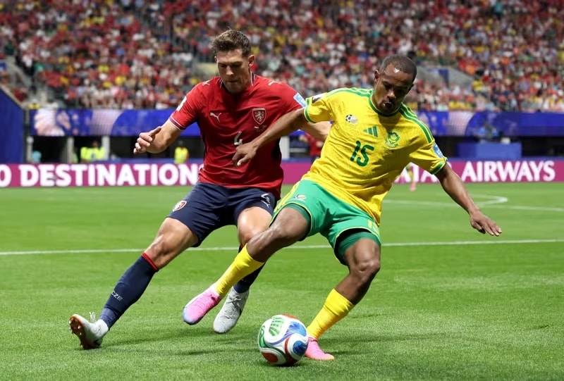Cộng hòa Séc và Nam Phi bất phân thắng bại tại lượt trận thứ 2 bảng A World Cup 2026.