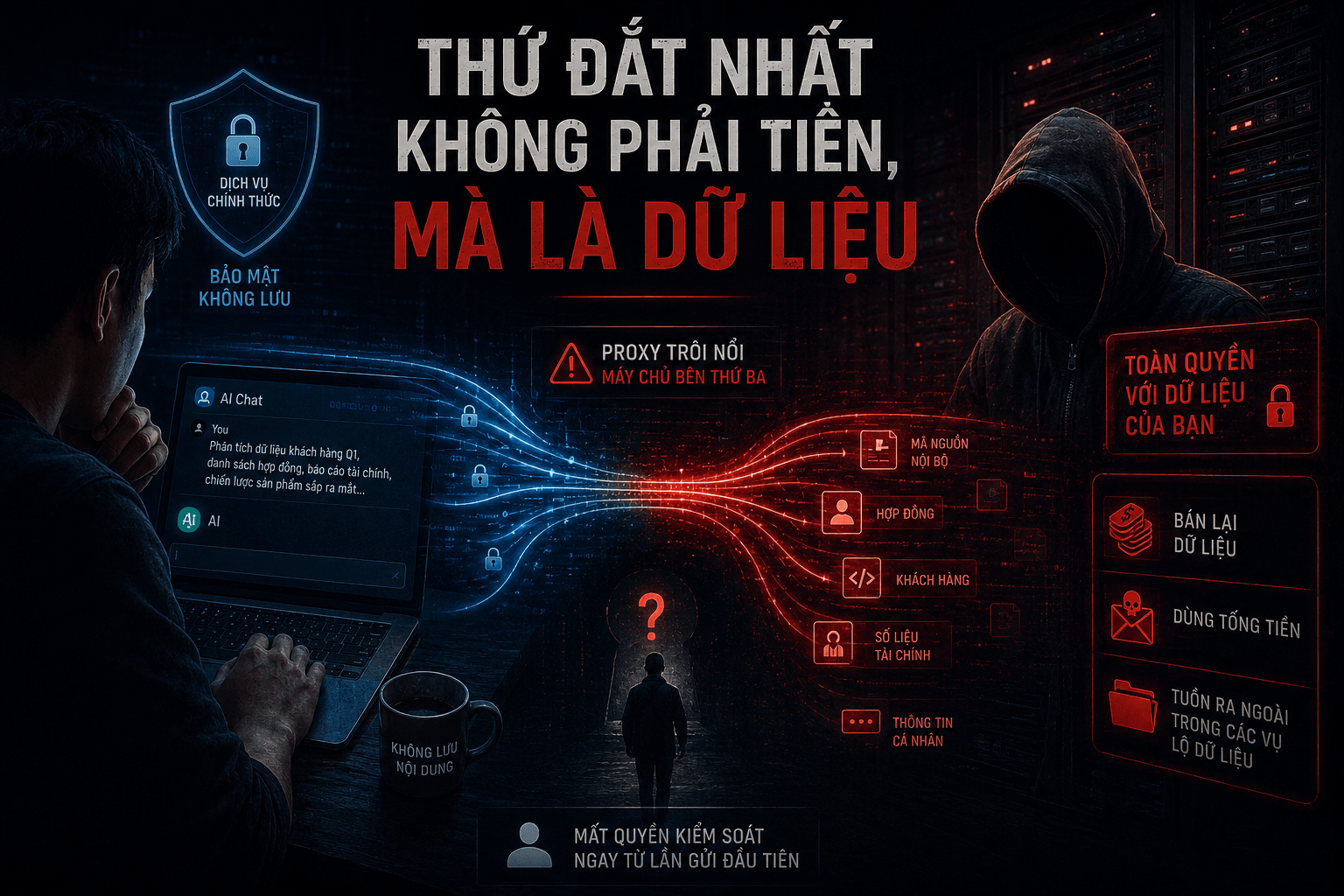 Vòng xoáy tội phạm giữa phần mềm crack và chợ đen AI
