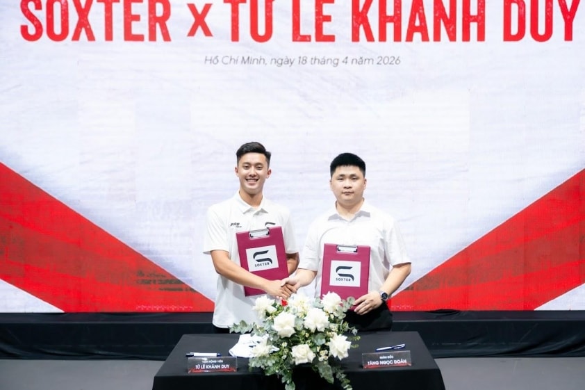 Vận động viên Từ Lê Khánh Duy ký kết hợp tác cùng Soxter