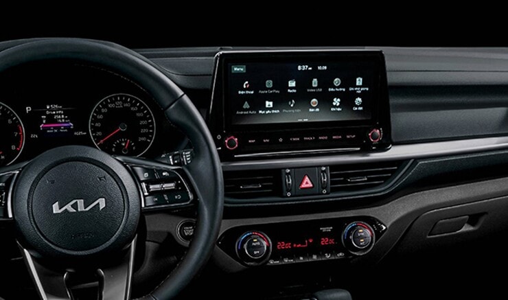 Vô lăng D-cut trên phiên bản Kia K3 Turbo GT