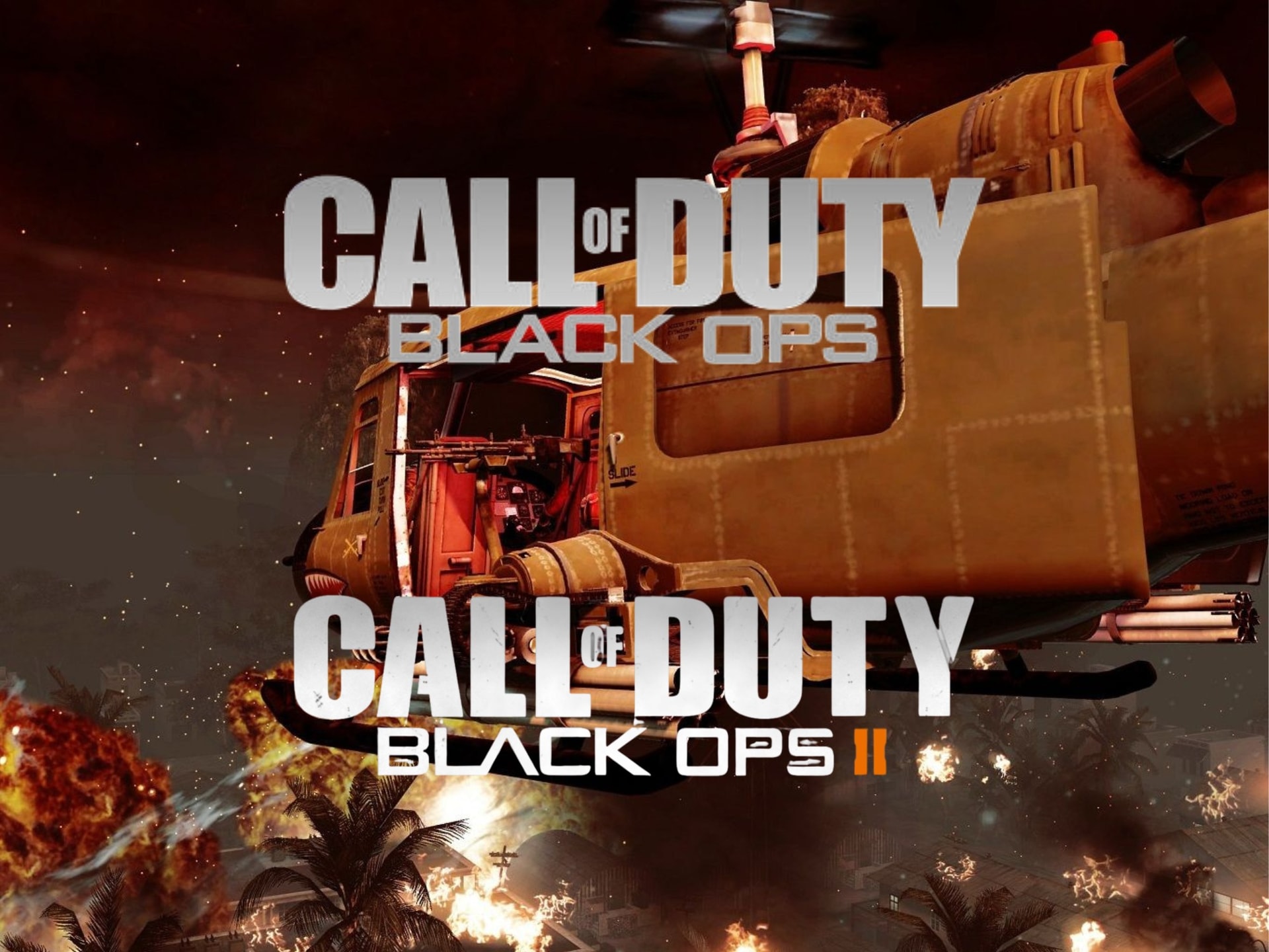 Banner giới thiệu Call of Duty: Black Ops và Black Ops 2 trên PS5