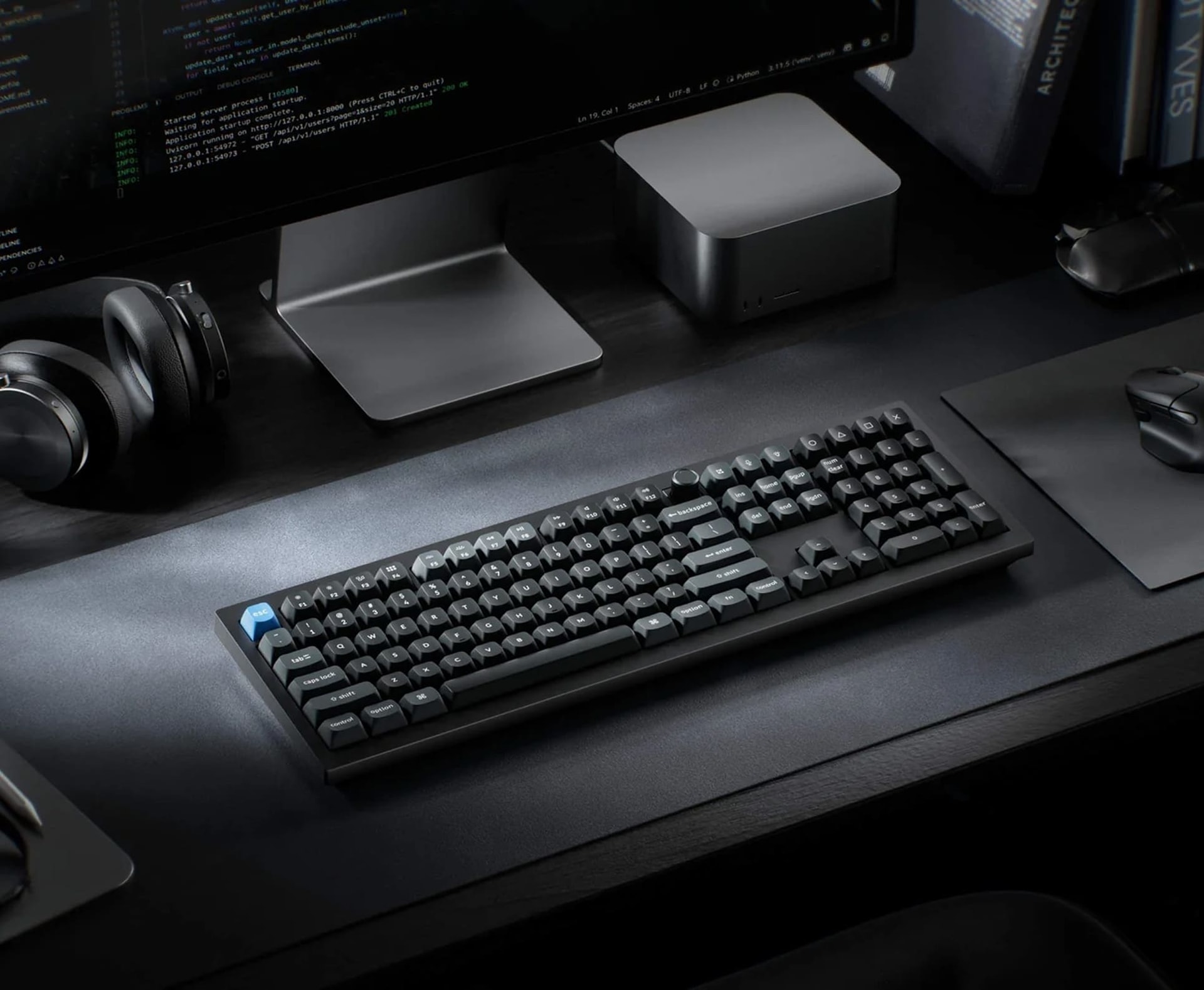 Bàn phím Keychron V6 Ultra HE với thiết kế full-size.