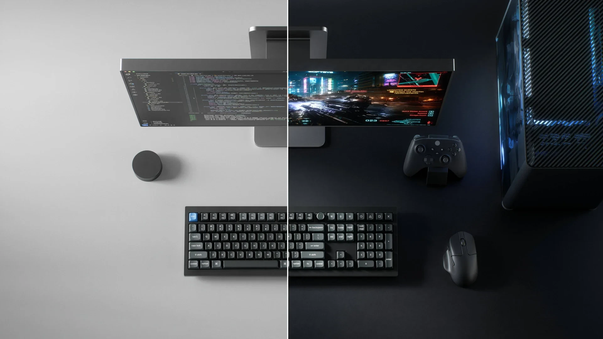 Góc nhìn khác của bàn phím Keychron V6 Ultra HE.