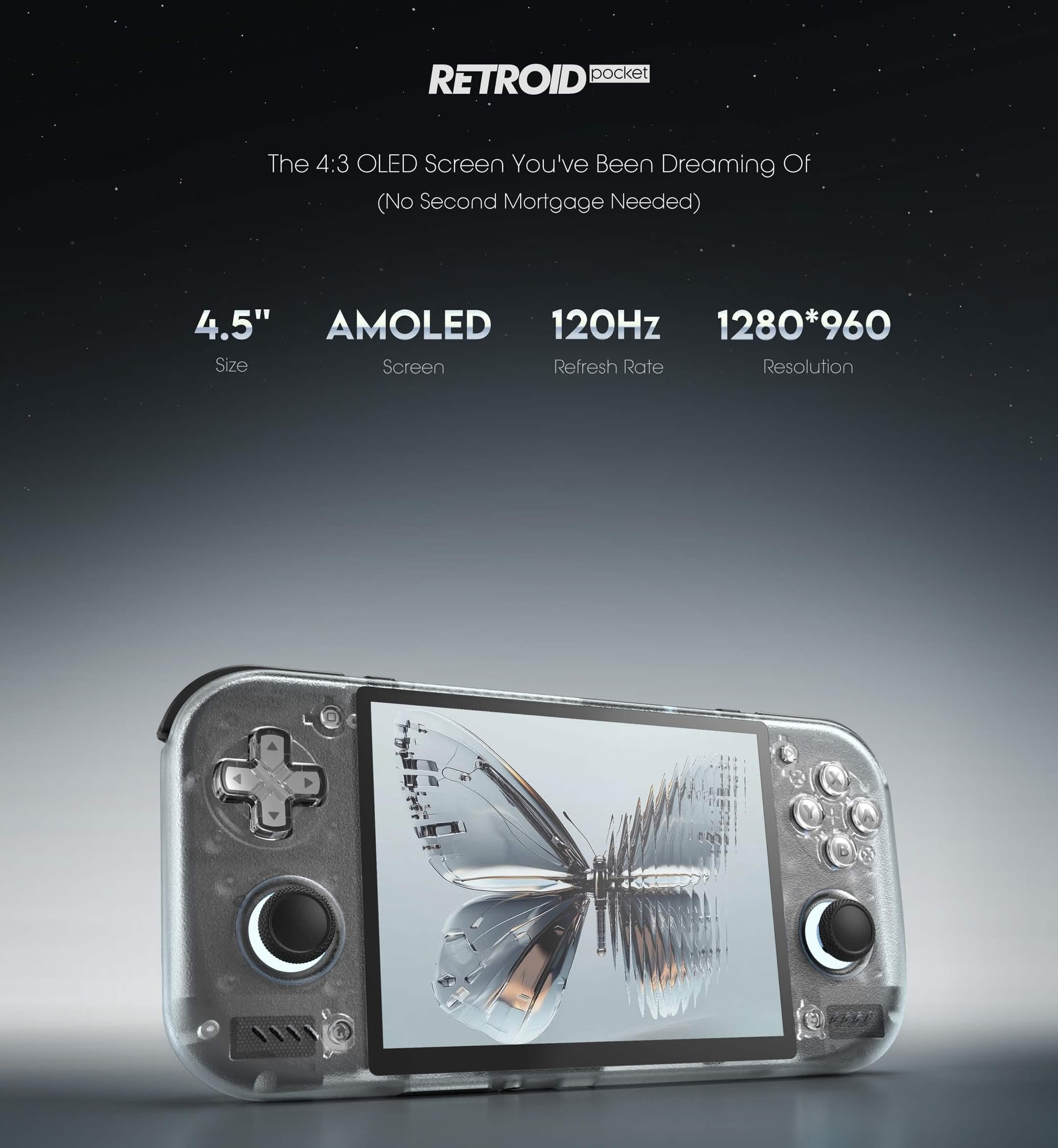 Thông số màn hình Retroid Pocket Nova
