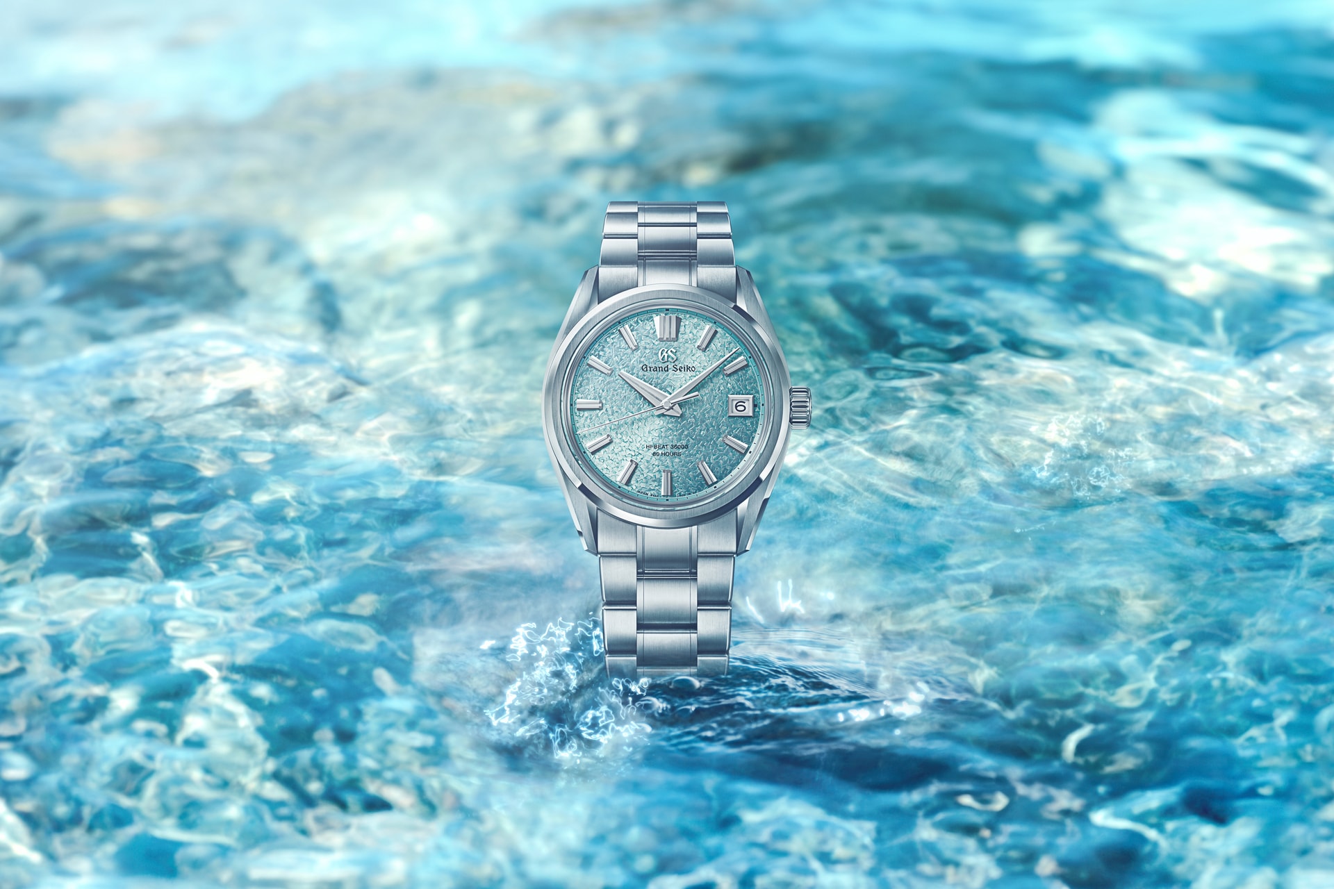 Grand Seiko SLGH035 mặt số xanh nhạt