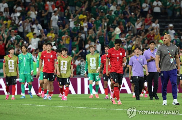 Hàn Quốc gây thất vọng khi để thua Nam Phi. Ảnh: Yonhap News