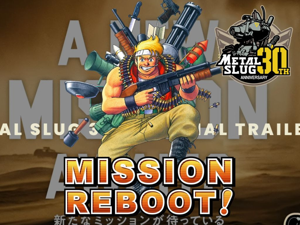 Hình ảnh nghệ thuật kỷ niệm 30 năm dòng game Metal Slug của SNK Corp Nhật Bản