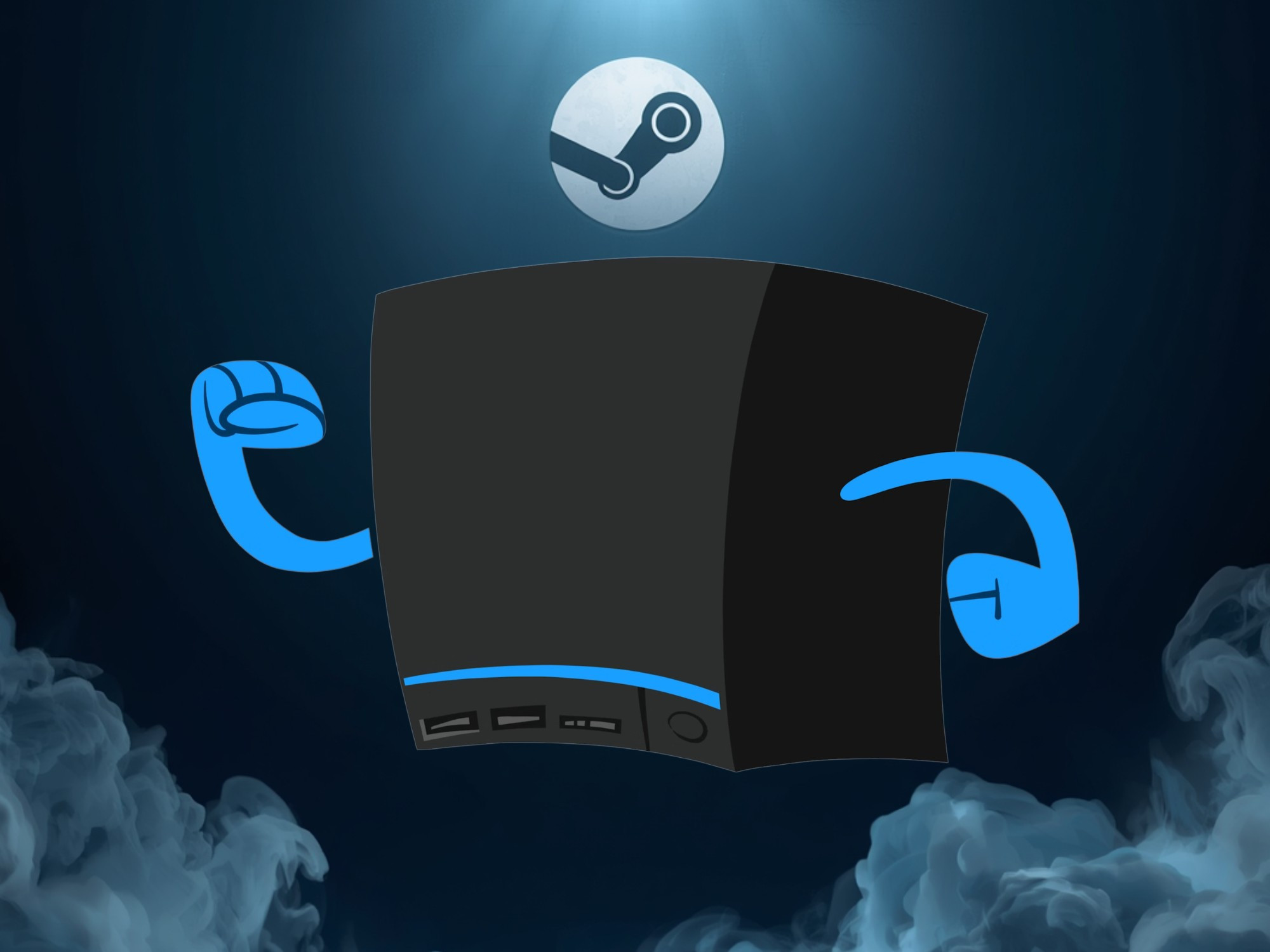 Steam Machine xuất hiện trong làn khói