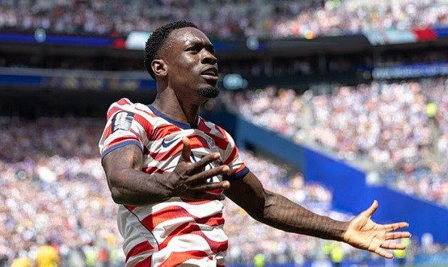 Folarin Balogun thi đấu ấn tượng trong màu áo đội tuyển Mỹ tại World Cup 2026.