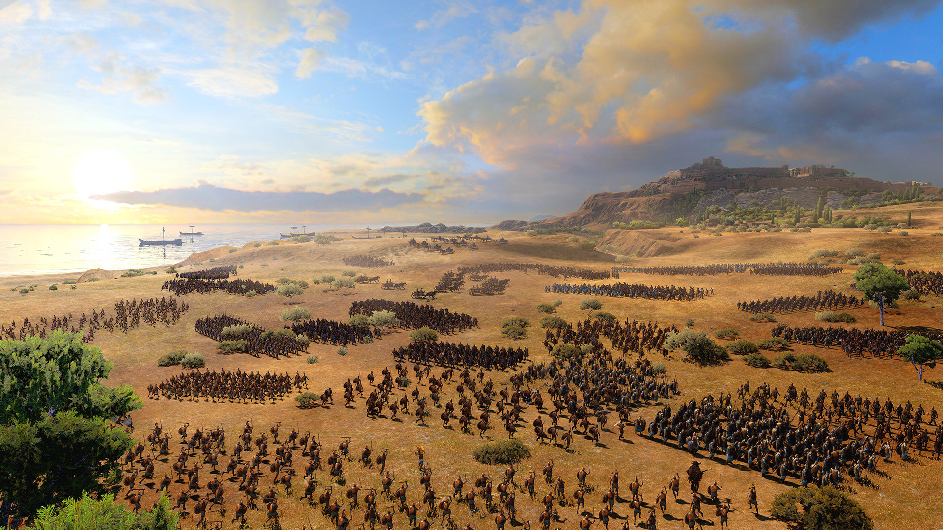 Hình ảnh một đội quân trong A Total War Saga: Troy.
