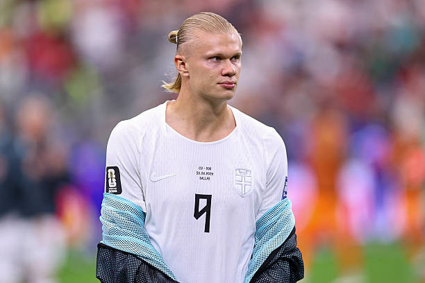 Erling Haaland sẵn sàng chạm trán Brazil. Ảnh: Getty Images