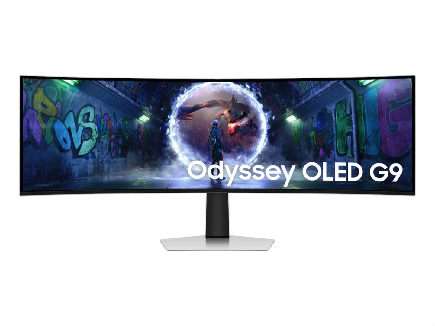 Mặt trước màn hình Samsung Odyssey OLED G9 (G93SD).