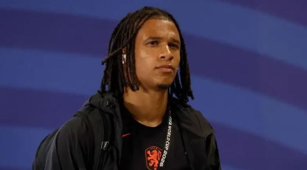 Hậu vệ Nathan Ake trong màu áo Manchester City