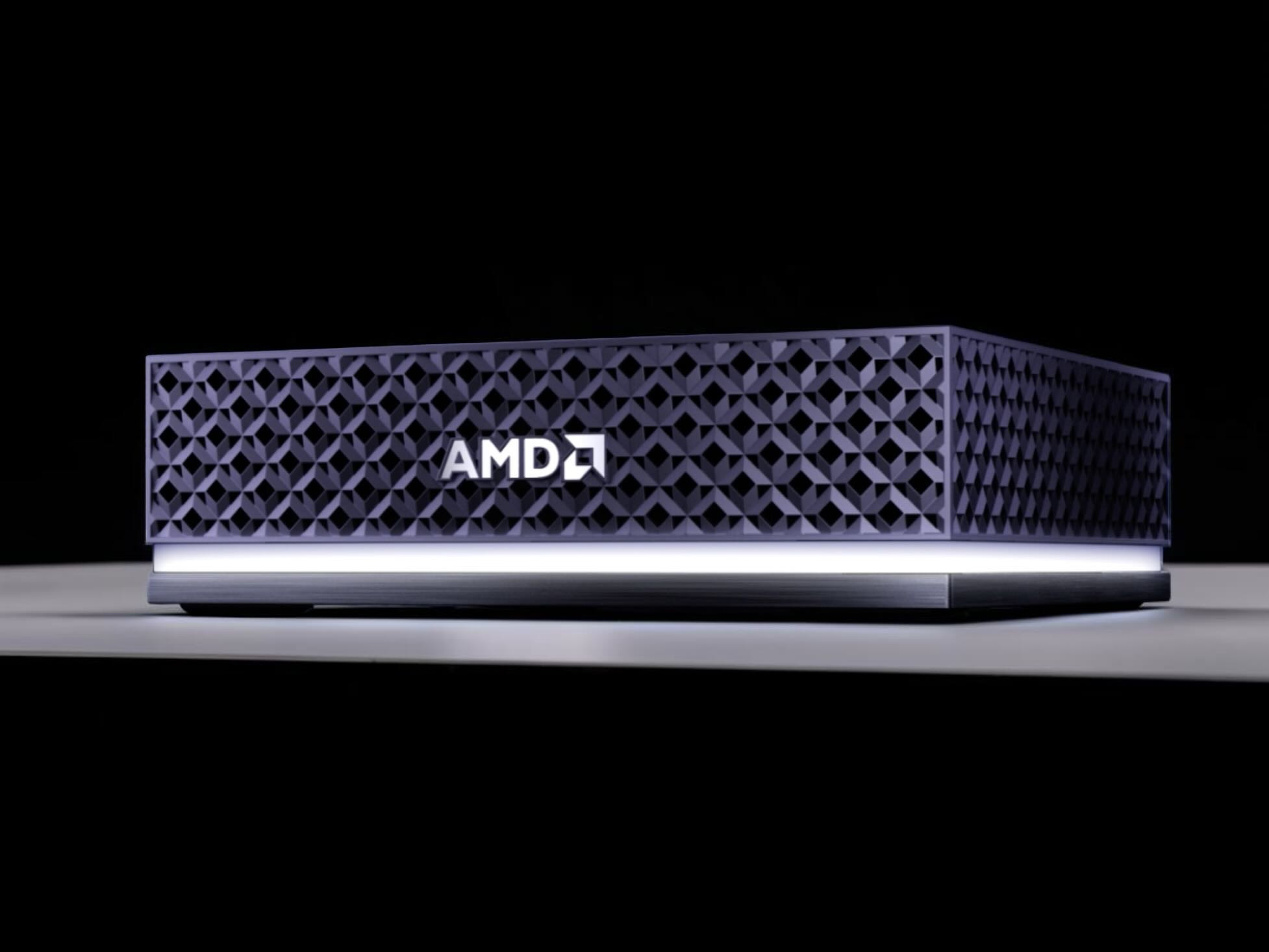 Cận cảnh thiết kế dự kiến của Mini PC AMD Ryzen AI Halo với hệ thống tản nhiệt tối ưu.