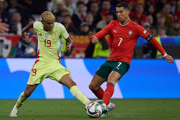 Bồ Đào Nha và Tây Ban Nha trong trận chung kết Nations League 2025.