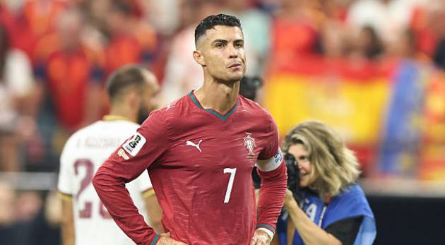 Nỗi buồn của CR7 trong trận đấu với Tây Ban Nha tại World Cup 2026
