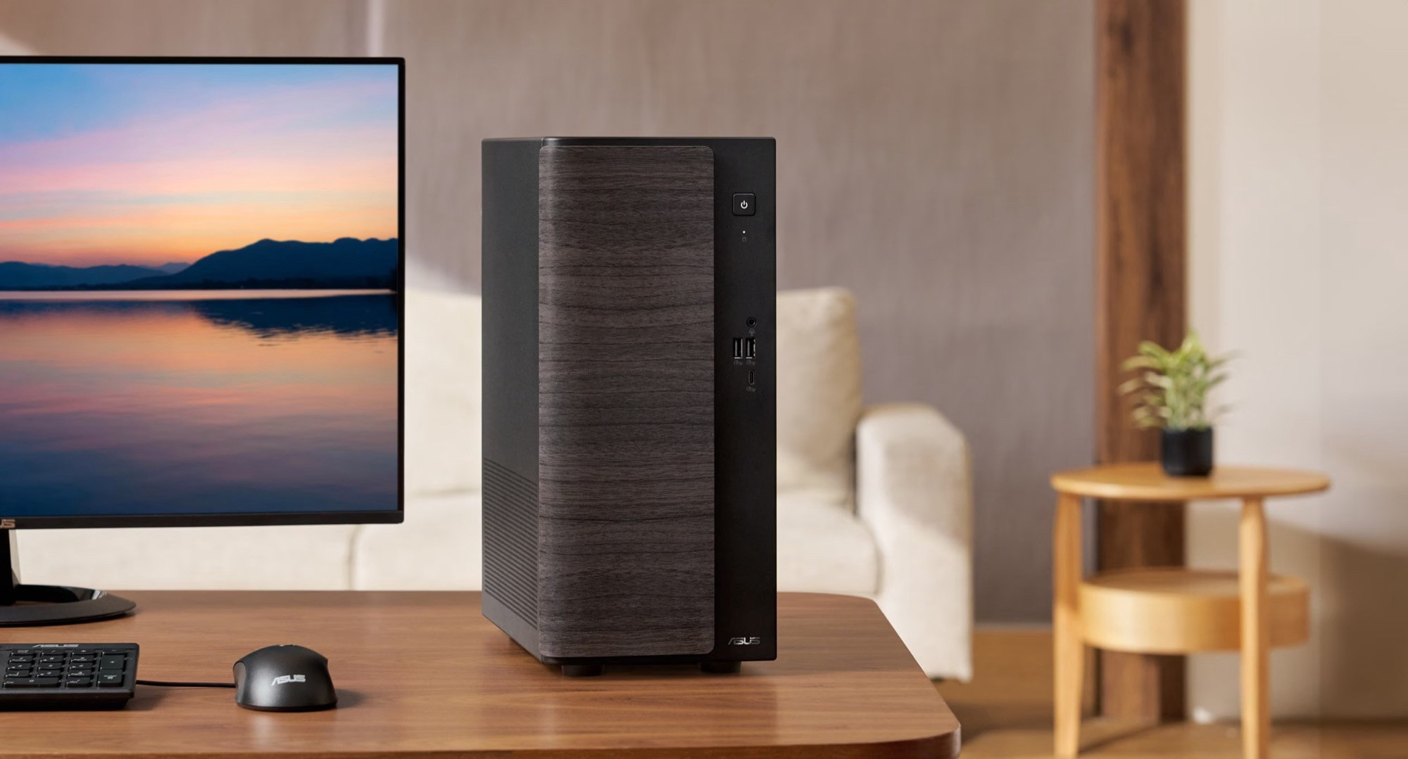 Cấu trúc bên trong và cổng kết nối phía sau của Asus V500
