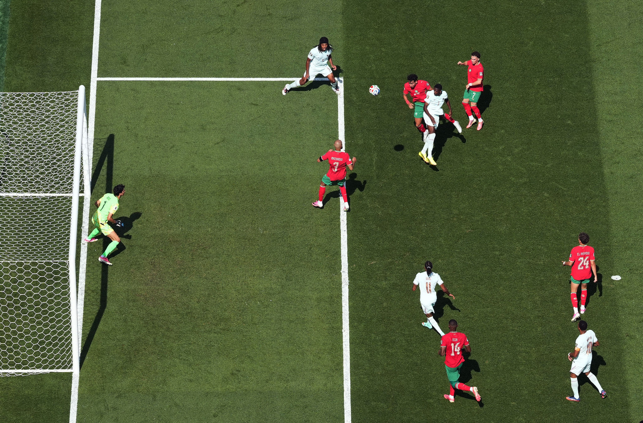 Trận đấu giữa Pháp và Morocco tại tứ kết World Cup 2026