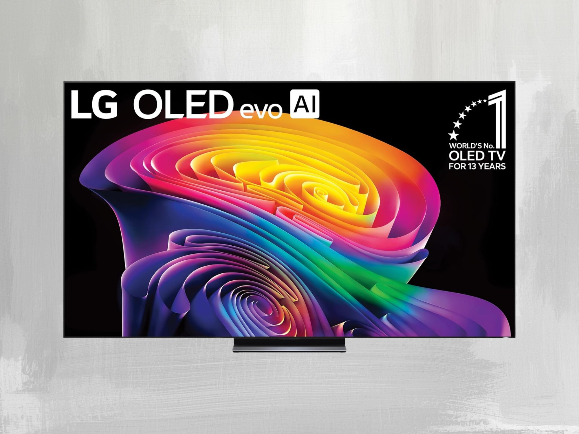 Mặt trước của TV LG C6 83 inch với công nghệ Tandem OLED