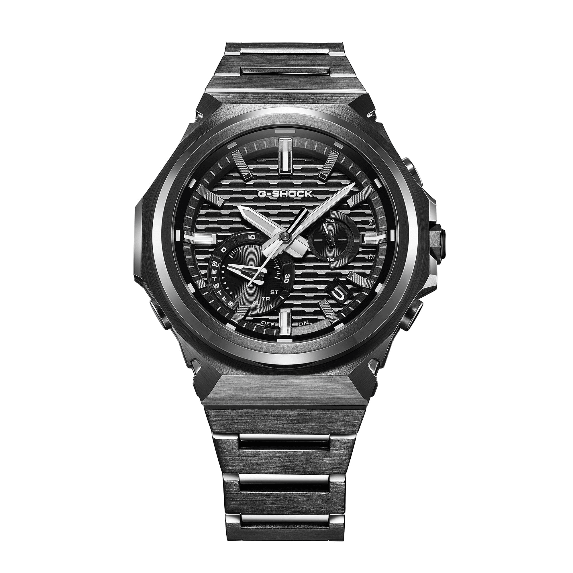 Cận cảnh phiên bản Casio GSTB1000BD-1A mặt đen