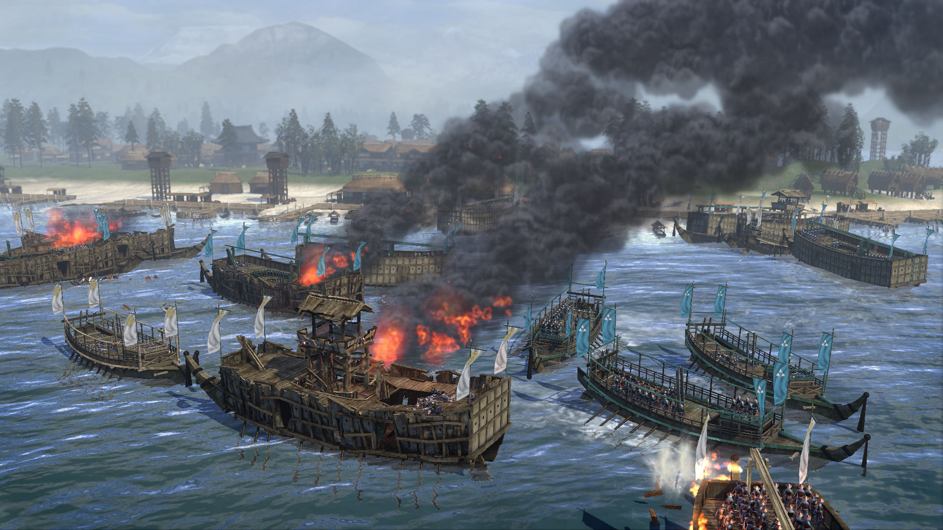 Trận hải chiến trong Total War: Shogun 2