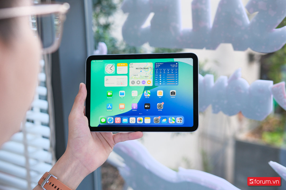 Chip A17 Pro mang lại hiệu năng xử lý mạnh mẽ cho iPad mini 7
