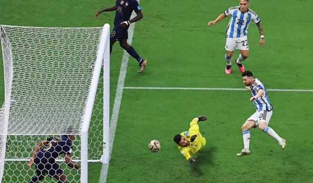 Lionel Messi ghi bàn trong trận chung kết World Cup 2022