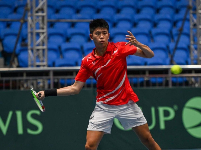 Nguyễn Minh Phát tại Davis Cup 2026 Tay vợt Nguyễn Minh Phát thi đấu tại Davis Cup 2026