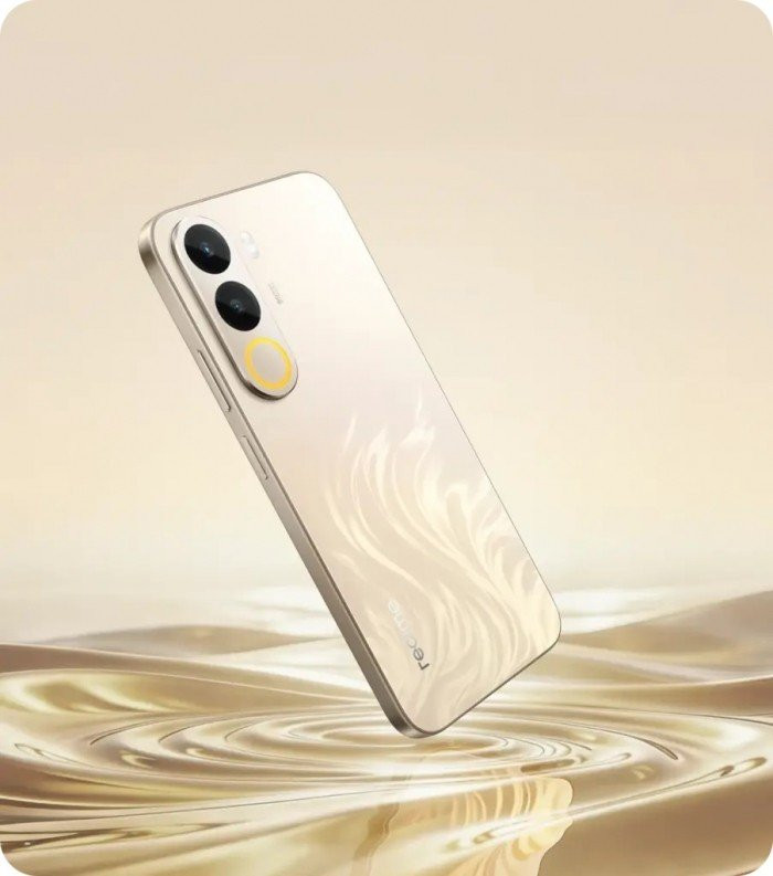Màn hình Realme C100x hỗ trợ tần số quét 120Hz và kính cường lực Panda